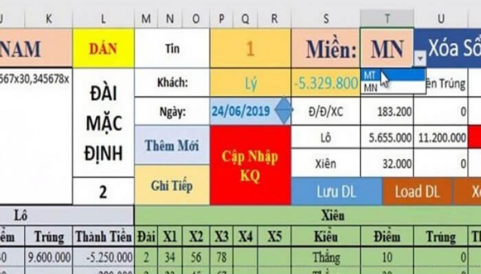 Cách tính lô đề bằng excel siêu chuẩn 6 tinh lo de bang excel 3 1