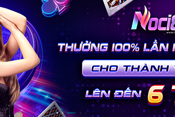 Thưởng 100% lần nạp đầu tiên cho tài khoản mới